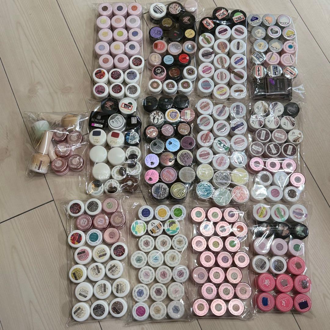 ネイル用ジェル詰め合わせ 爪がうるおうジェルネイル トライアルセット＜①【コンテナ】3点（各5g