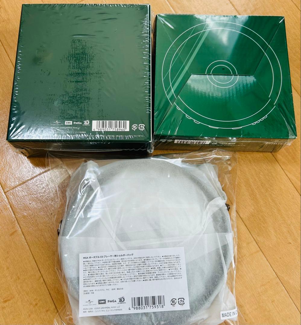 新品未開封】ミセス CDプレーヤー ヘッドホン ショルダーバッグ 3点