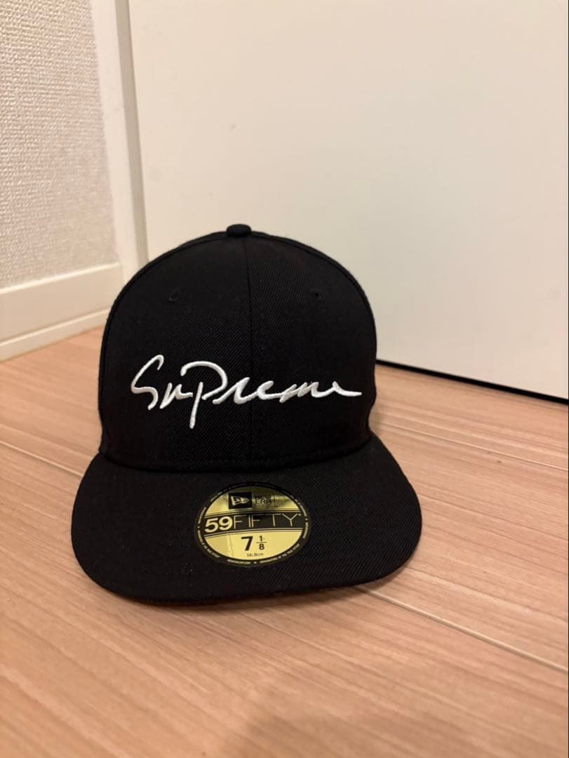 Supreme ベースボールキャップ ブラック 7 1/8 2026年最新】supreme ニューエラ 7 1/8の人気アイテム - メルカリ