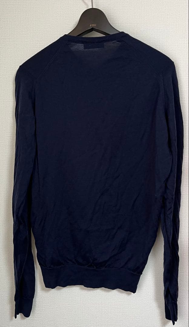 美品】JOHN SMEDLEY GENOA Vネック L MIDNIGHT 閲覧ありがとうござい