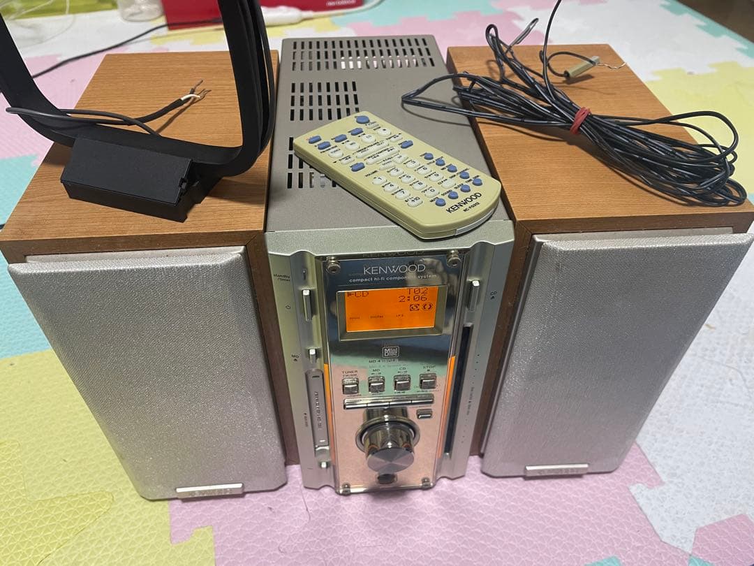 KENWOOD / RD-ES3MD （CD MDコンポ）動作確認済みリモコン付 - メルカリ