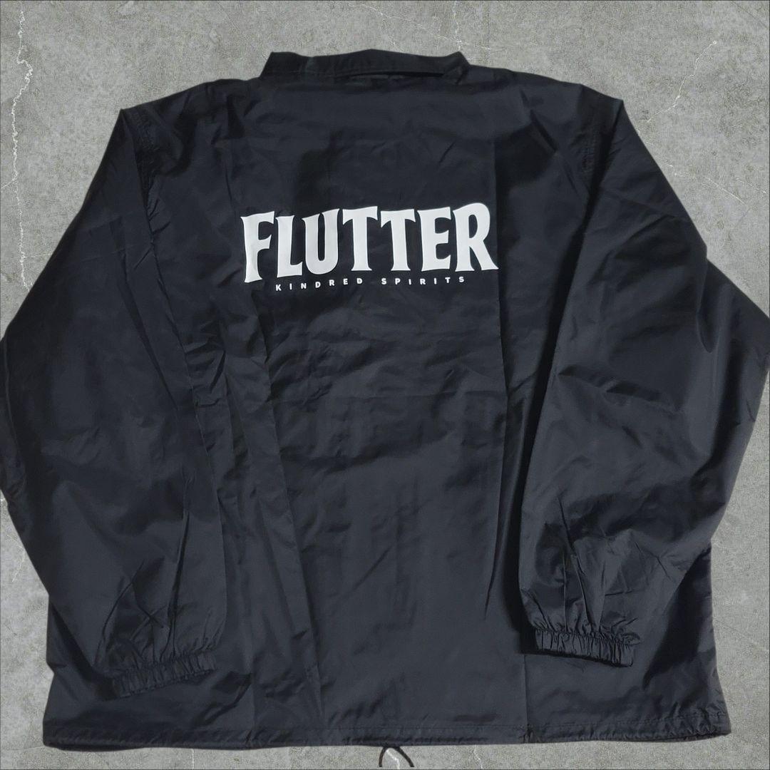 会場限定品】【FLUTTER】 フラッター コーチジャケット ブラック XL