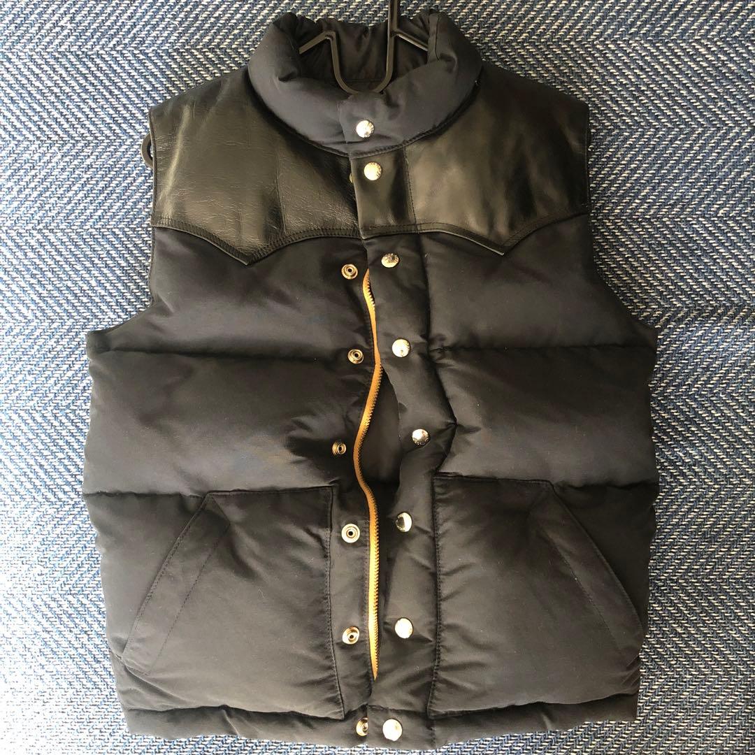 期間限定値下げ！ ザリアルマッコイズ レザーヨークダウンベスト