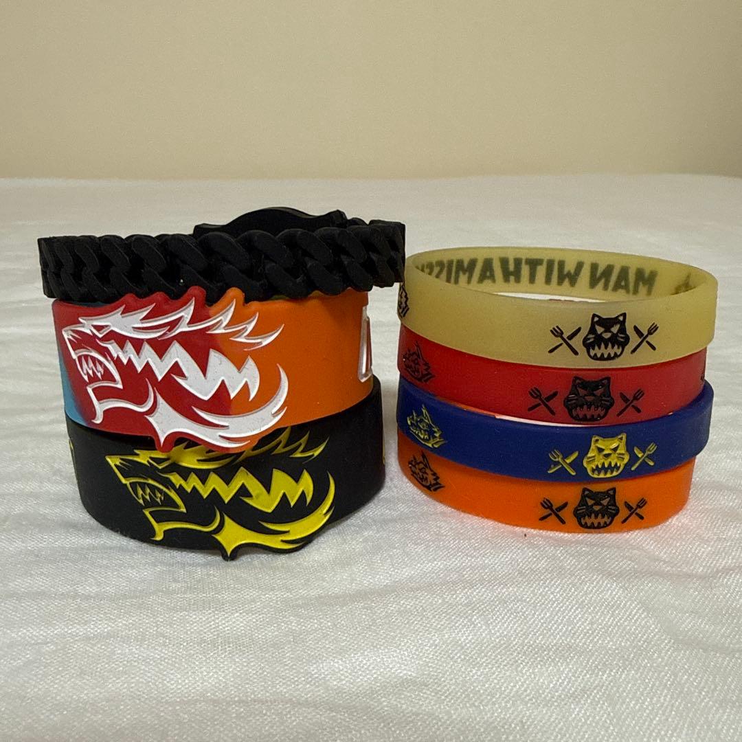 MAN WITH A MISSION ラバーバンド 7個セット - メルカリ