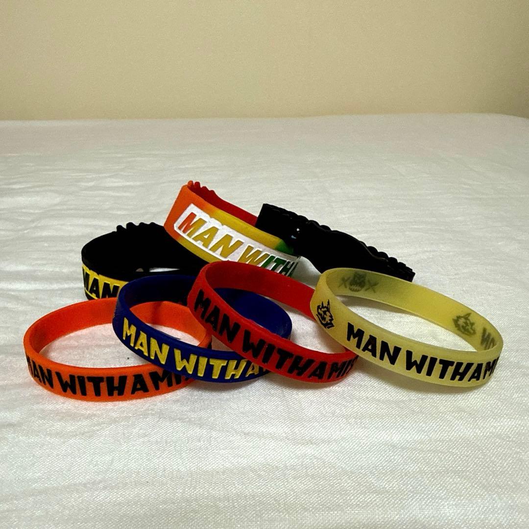 MAN WITH A MISSION ラバーバンド 7個セット - メルカリ