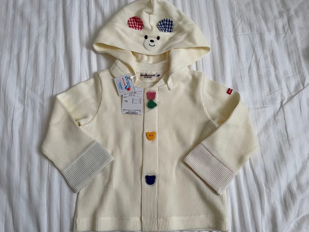 ミキハウス　ホットビスケッツ　パーカー　アイボリー　新品タグ付き 80-90 M アカチャンホンポ（赤ちゃん本舗）の公式ネット通販 ｜【SALE