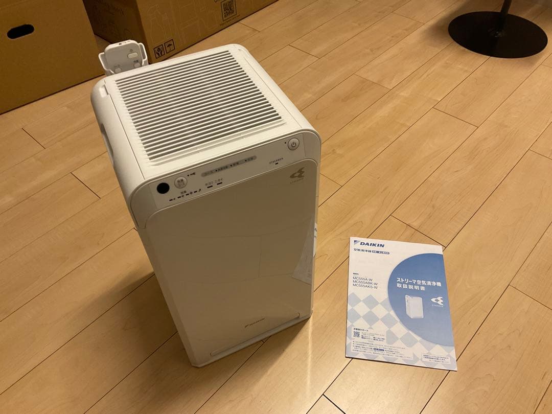 DAIKIN 空気清浄機 MC555A-W ホワイト 取扱説明書付き DAIKIN(ダイキン) MC555Aの取扱説明書 ｜ 取扱説明書のリンク集
