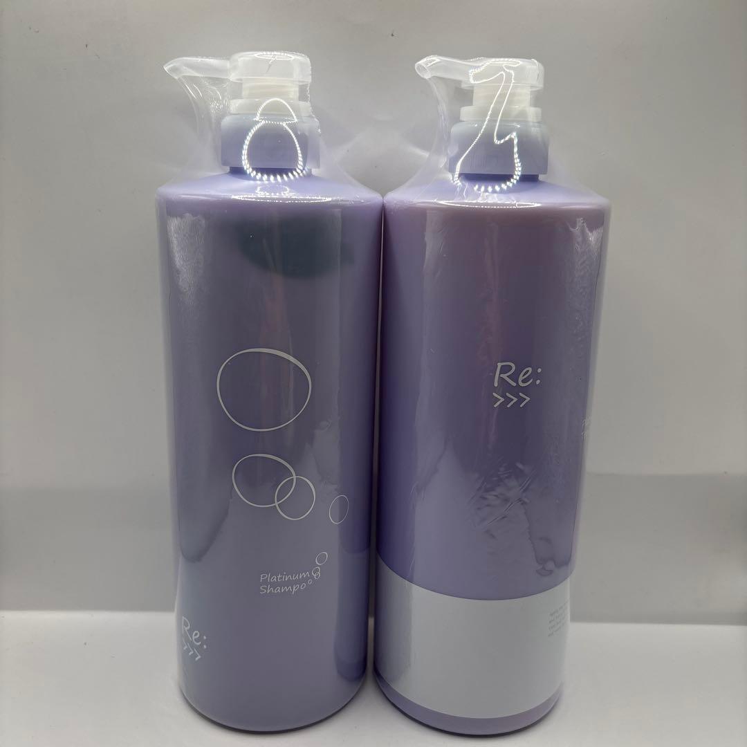 アジュバン　リ：プラチナムシャンプー 1000mL ＆トリートメント1000g アジュバン リ: プラチナム シャンプー 1000mL + トリートメント 1000g