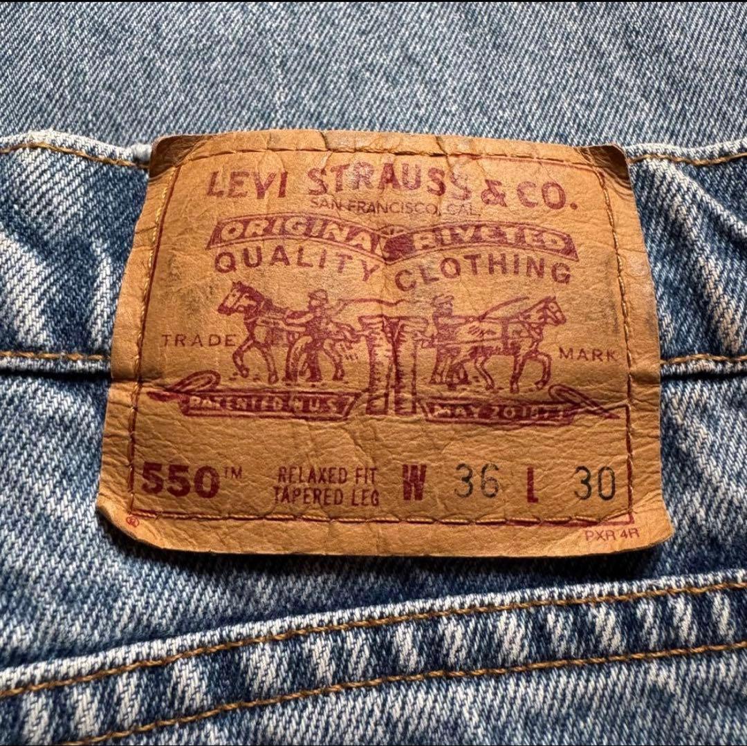 90s】Levi's 550 USA製 ストーンウォッシュ W36 L30 - メルカリ