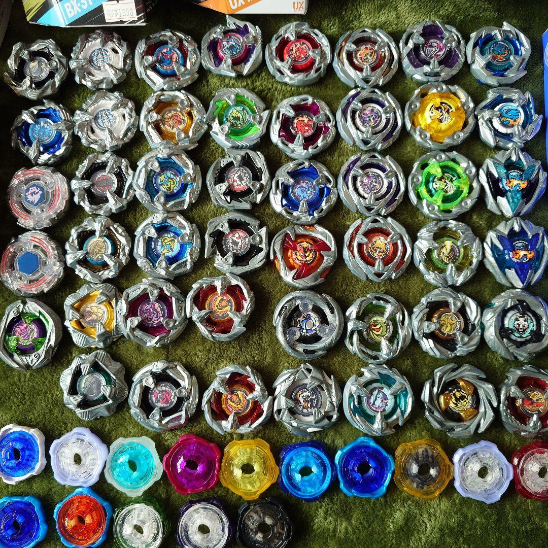 週末特価 ベイブレードX 68点＋αまとめ売り(引退品)レアベイ4点有り