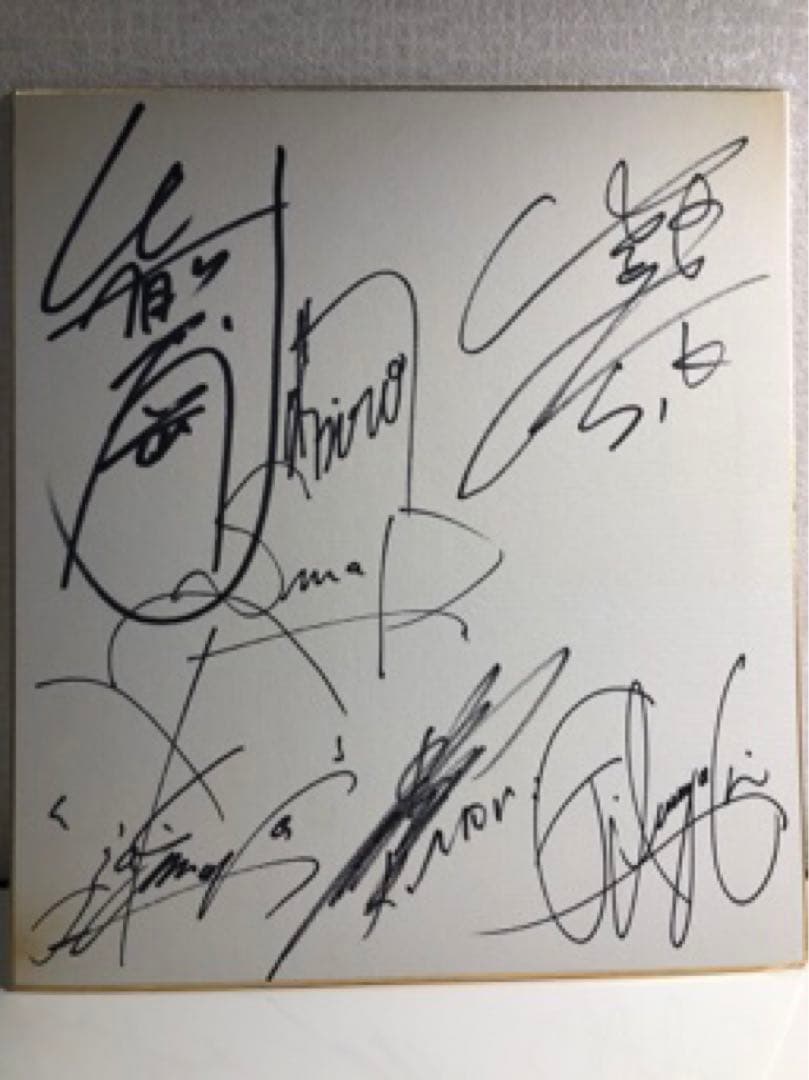 SMAP レア直筆サイン6人 - メルカリ