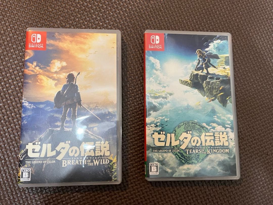 ゼルダの伝説 ブレスオブザワイルドとティアーズオブザキングダム　セット ゼルダの伝説 ブレス オブ ザ ワイルド』と『ゼルダの伝説 ティアーズ