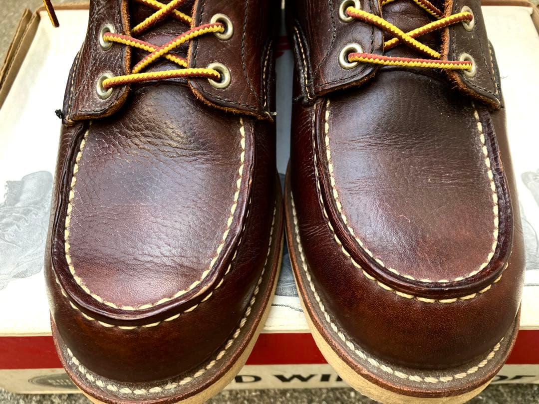 RED WING 8138 MOC TOE／27.5cm ／D.BROWN