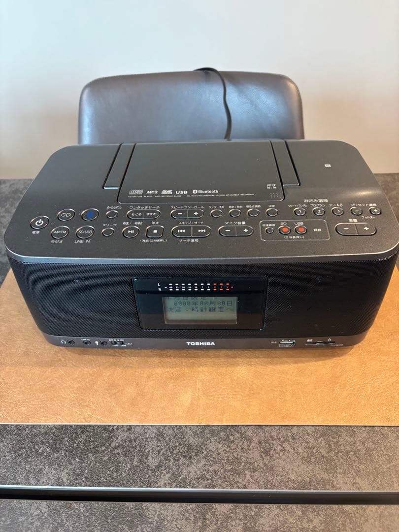TOSHIBA SD/USB/CDラジオ Bluetooth対応 東芝、SDカード/USBメモリーへの録音が可能なBluetooth対応CDラジオ