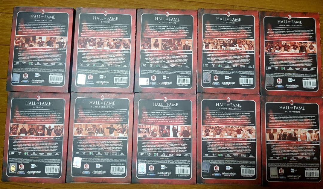 ACミラン　DVDコレクション　HALL OF FAME　レジェンド