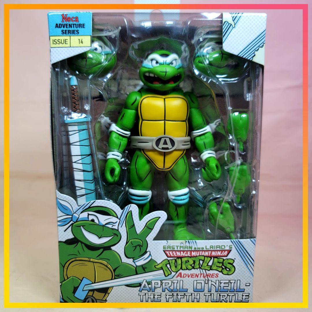 NECA】新品 正規品 TMNT タートルズ エイプリル 5人目のタートルズ