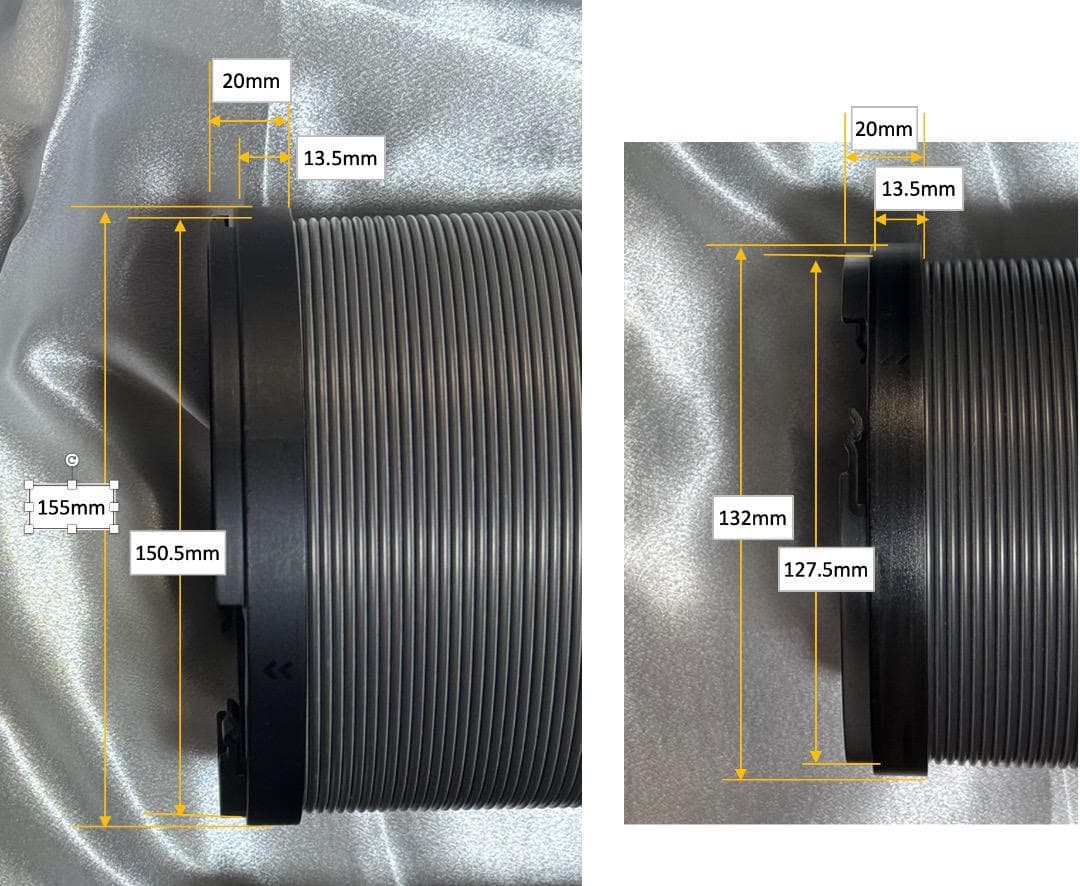 エコフローEcoFlow WAVE2,3専用ダクト取付用パーツ 助手席ドア用