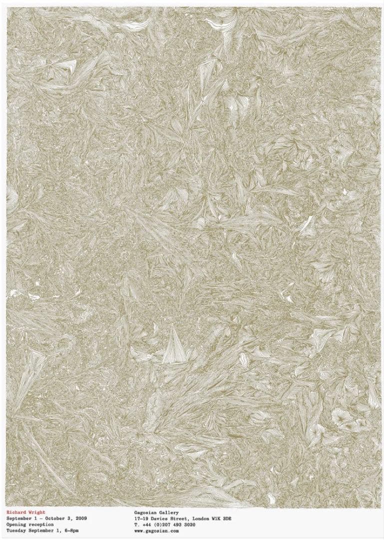 リチャード ライト「Untitled （02.03.09）（2009）」ポスター Richard Wright 