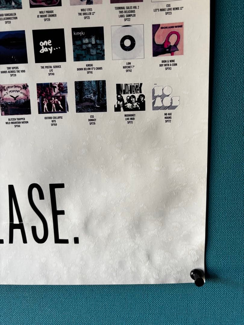 【レア】SUBPOP ビンテージポスター 検索グランジ オルタナ ニルバーナ