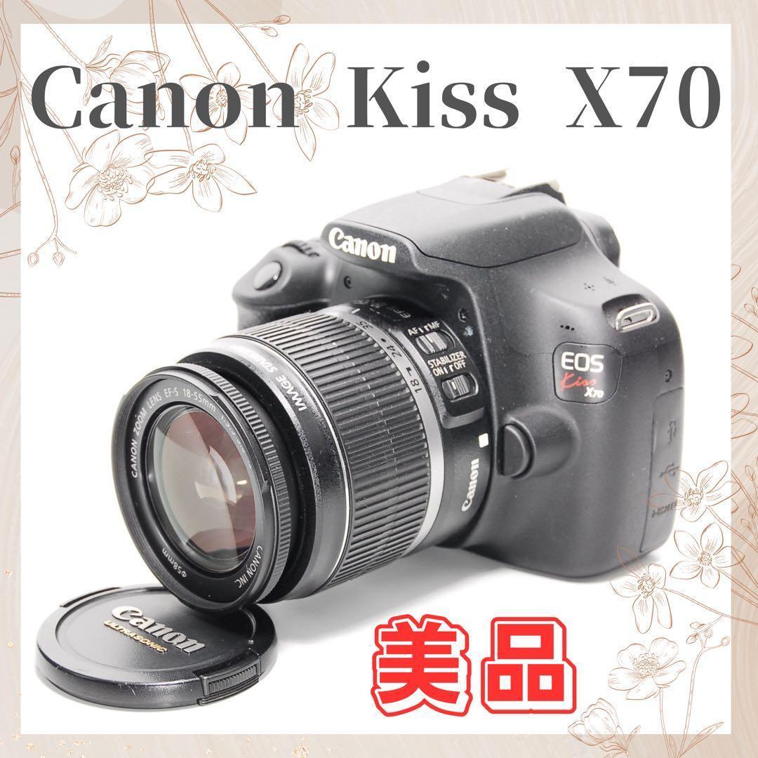 ☘️初心者向け☘️Canon Kiss X70 デジタル一眼レフ 高画質