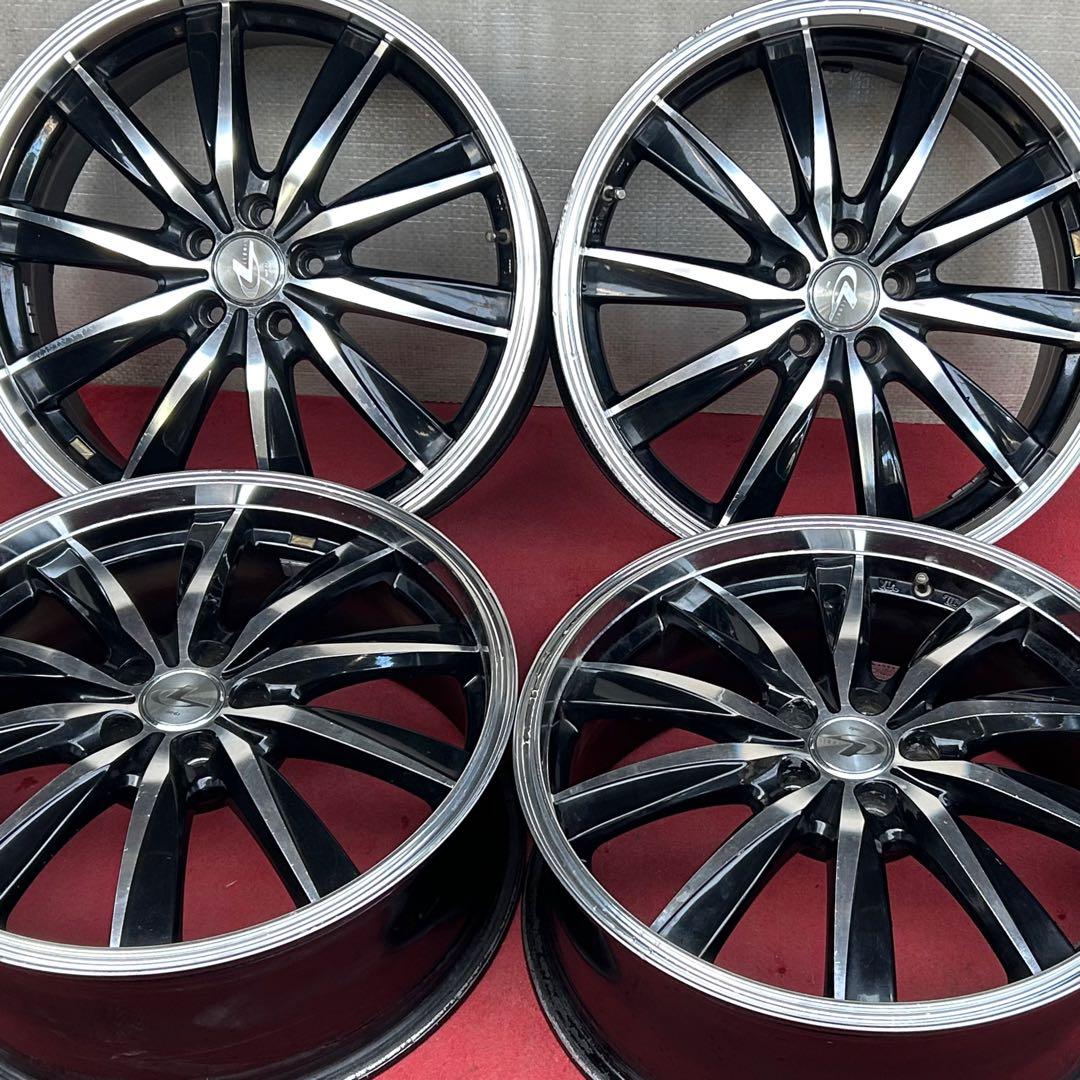 WEDS LEONIS レオニス18インチx7J＋47 PCD100 5穴 WEDS（ウェッズ） 個人宅発送可能 ウエッズ Weds 18X7.0J +47 5穴