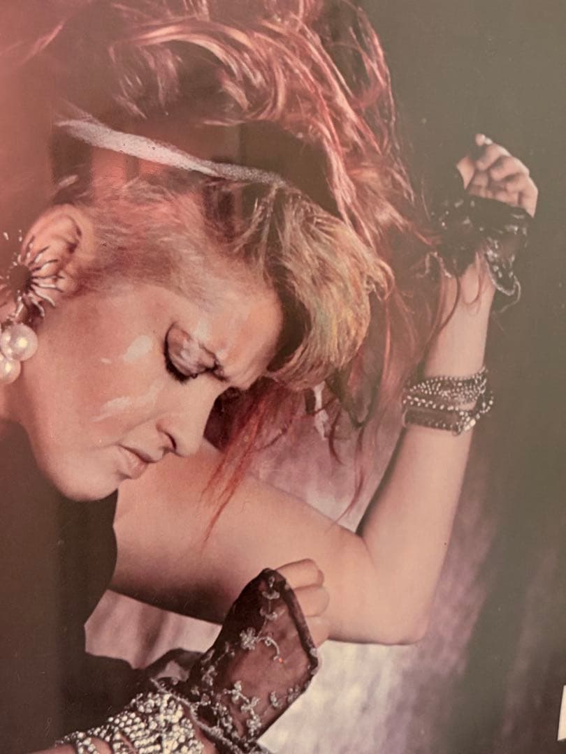 シンディーローパー 特大ポスターパネル レア 80年代cyndi lauper