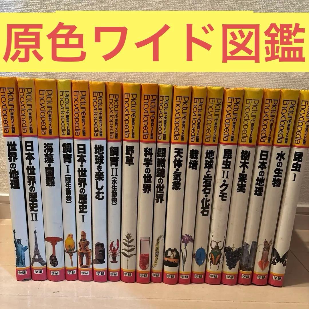 原色ワイド図鑑 １８冊セットPicture写真集