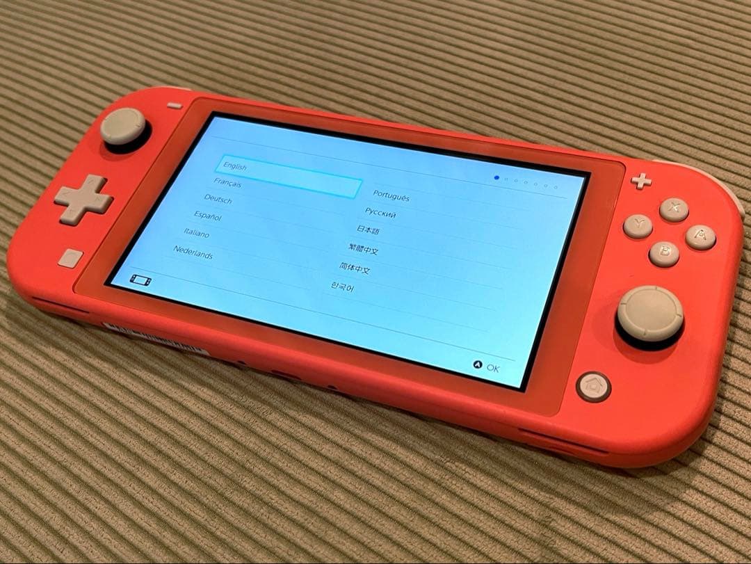 Switch Lite コーラルピンク　一部の動作が不具合あり　ジャンク品 ジャンク品Nintendo Switch Lite ピンク 注文 NINTENDO Switch LITE