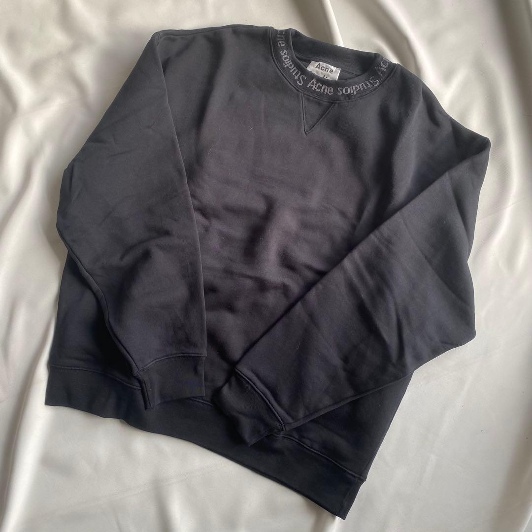 トップス Acne Studios Acne Studios - Logo t-shirt - Relaxed fit - Faded black