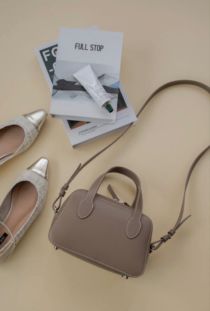 新品タグ付き OHGA MINI BOSTON BAG エトープ ミニボストン