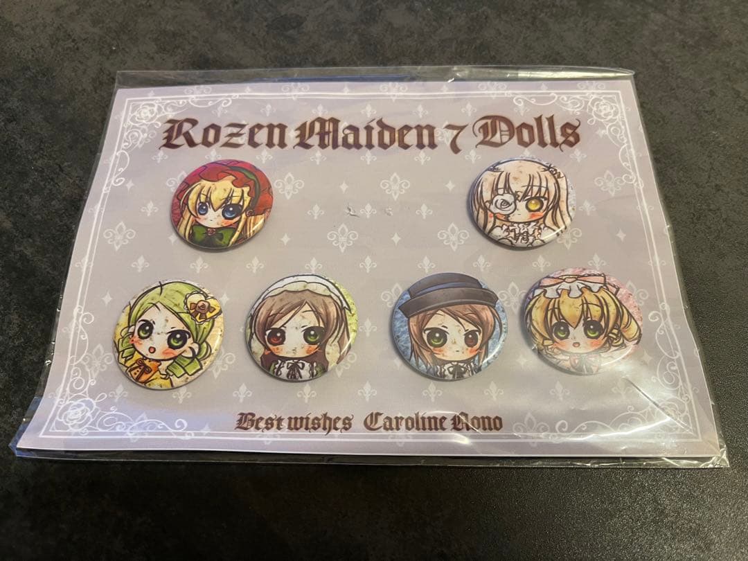 ローゼンメイデン　缶バッジ　缶バッジセット グッズ-バッチ】ローゼンメイデン 缶バッジセット（2枚入り） | アニメイト