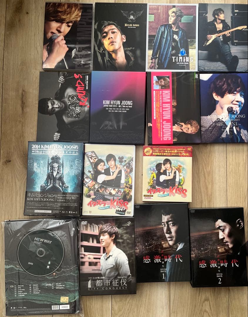 キム・ヒョンジュン CD・DVD コレクション52本