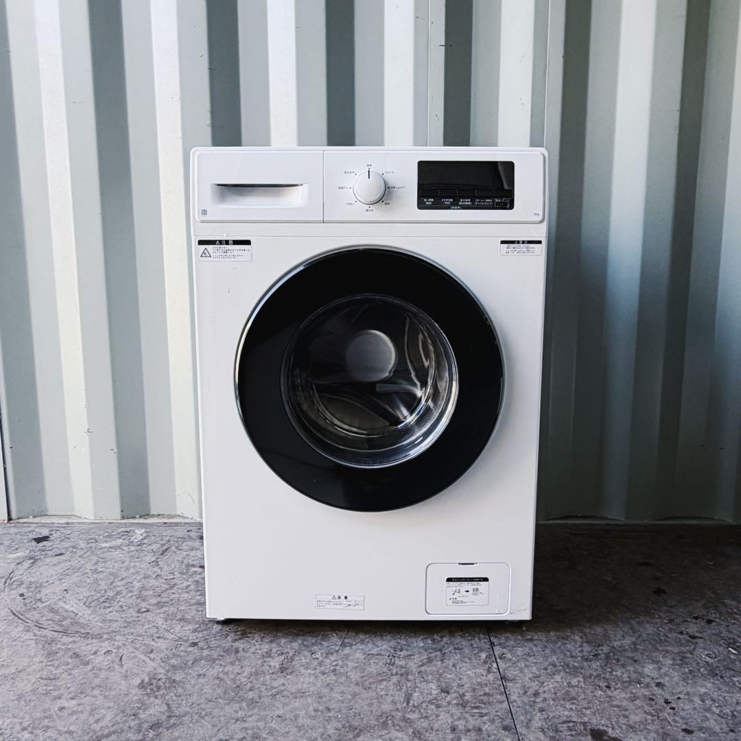 運搬取付無料！ホワイト純正ニトリ薄型ドラム式洗濯機！完動超美品