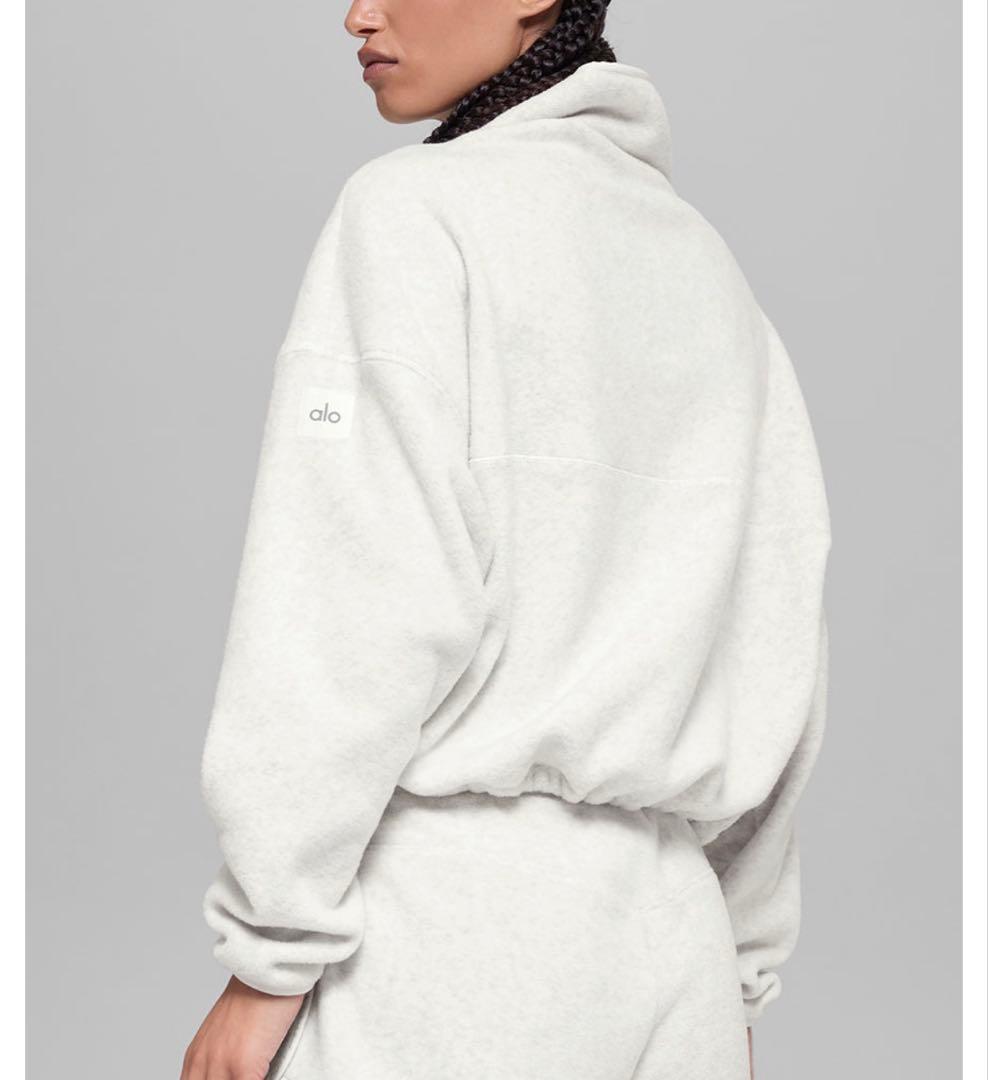 alo リラックスフィットフリース トレーナー XXS