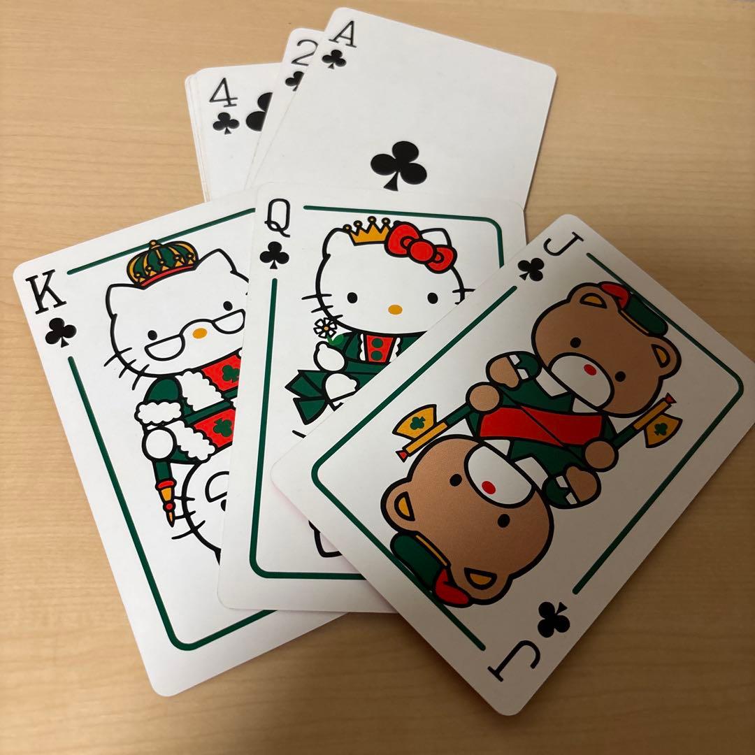 超レア】ハローキティ クリスマス ビッグトランプ - メルカリ