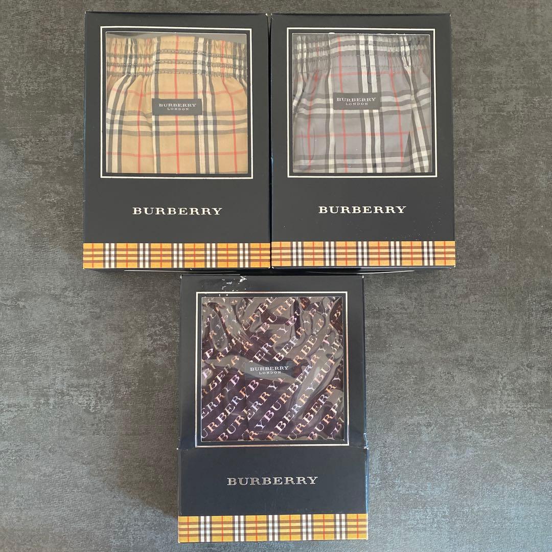 Burberry トランクス　３つセット 楽天市場】BURBERRY LONDON パンツ 下着 メンズ バーバリー トランクス