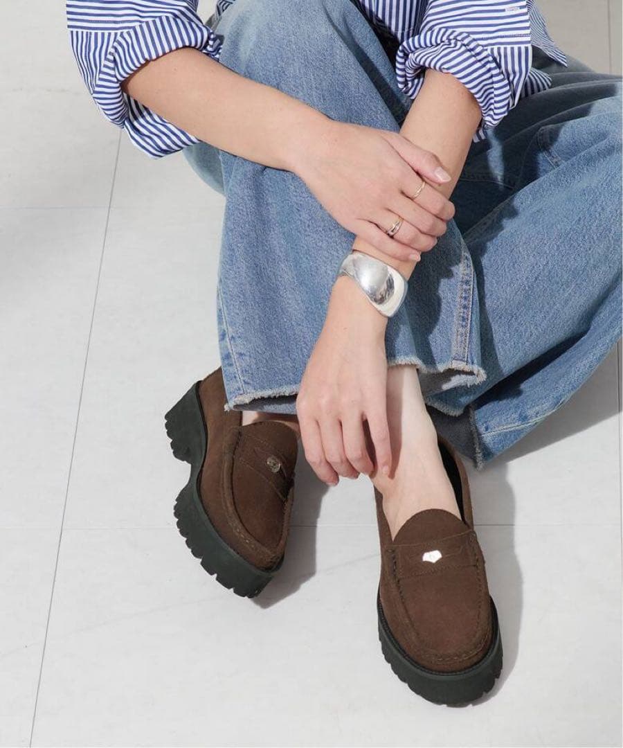 カミナンド　スエードローファー　サイズ7 カミナンド スエードローファー サイズ7 - メルカリ