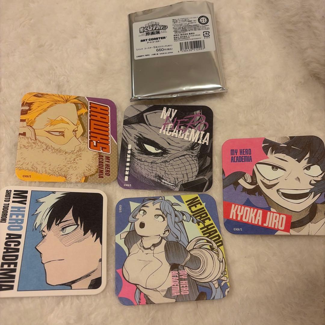 僕のヒーローアカデミア 原画展 アートコースター - メルカリ
