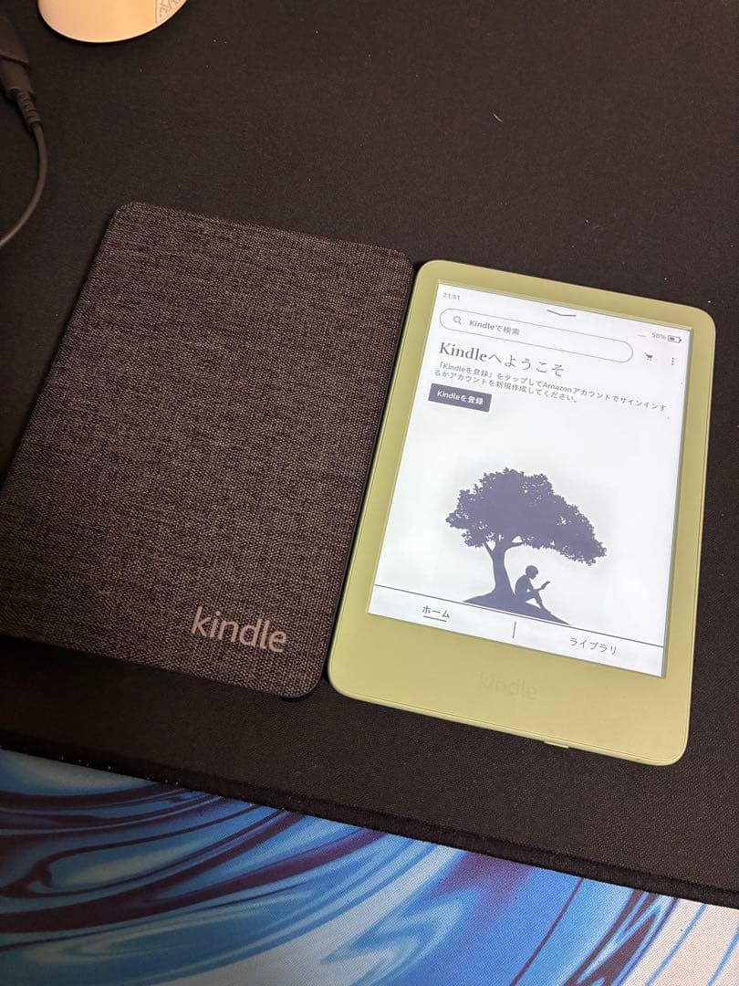 【美品】Kindle 電子書籍リーダー本体 カバー付き 極美品】Kindle Paperwhite シグニチャー 32GB カバー付き 極美品