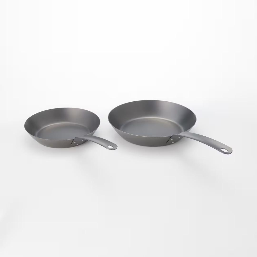 無印良品鉄フライパン 22cm、26cm セット 廃盤品 - メルカリ