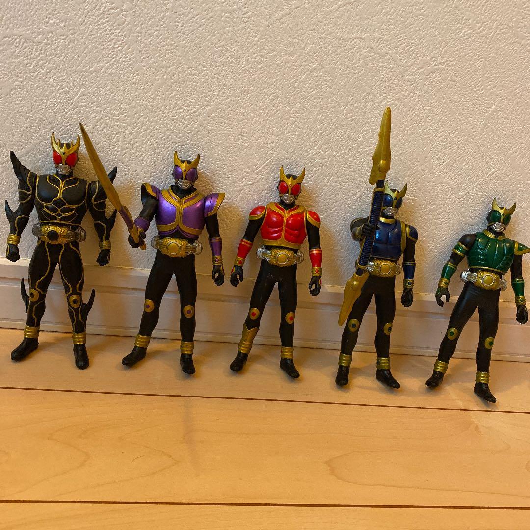 仮面ライダー クウガ ソフビ フィギュア 7体セット - メルカリ