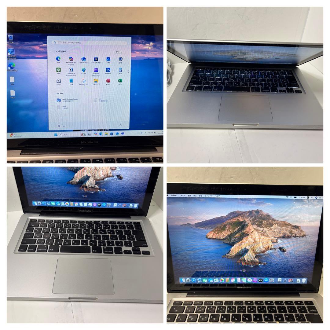 MacBookPRO ダブルOS win11 corei7 SSD512/16