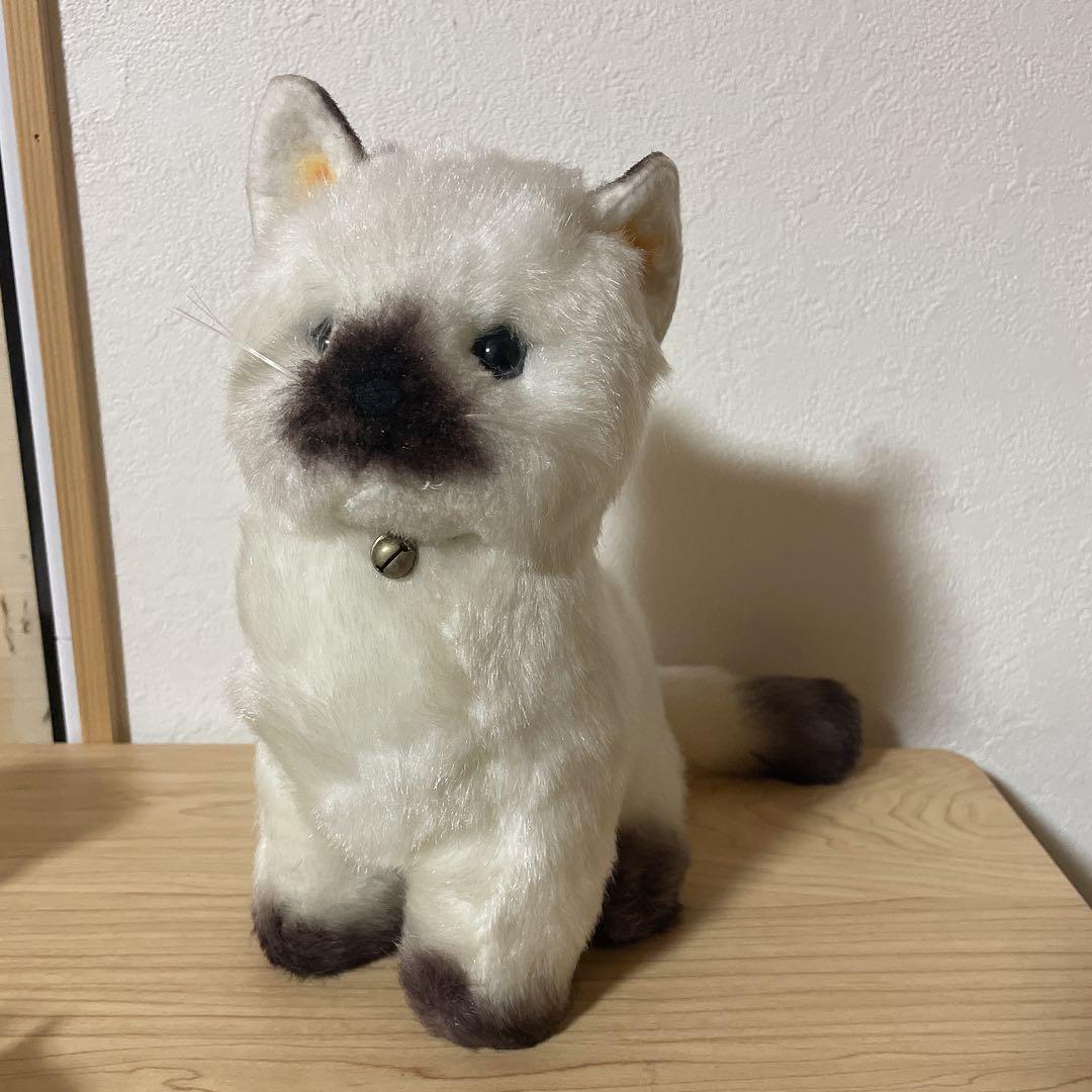 昭和レトロ シャム猫 ヒマラヤン ぬいぐるみ - メルカリ