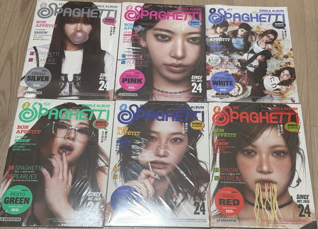 LE SSERAFIM spaghetti 6形態 CD 新品 未開封 トレカ - メルカリ