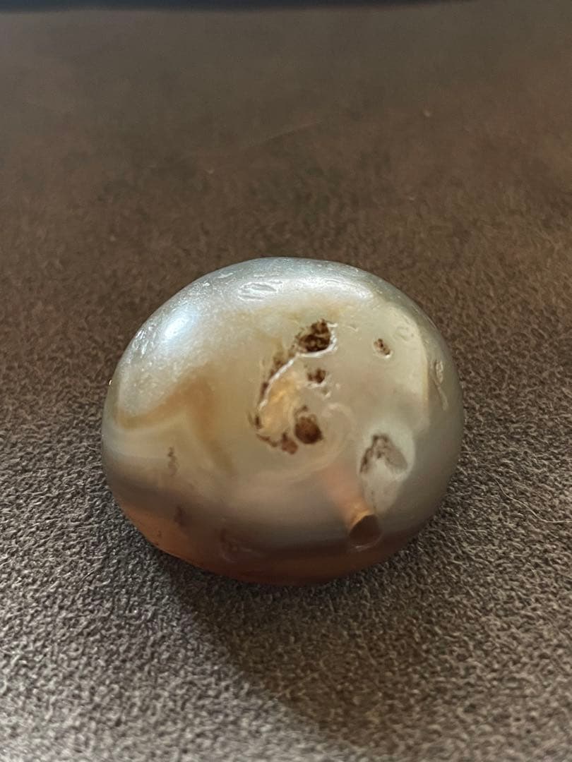 縄文期 津軽錦瑪瑙線刻垂飾珠 線刻 石肌に遺朱 出土品 - メルカリ