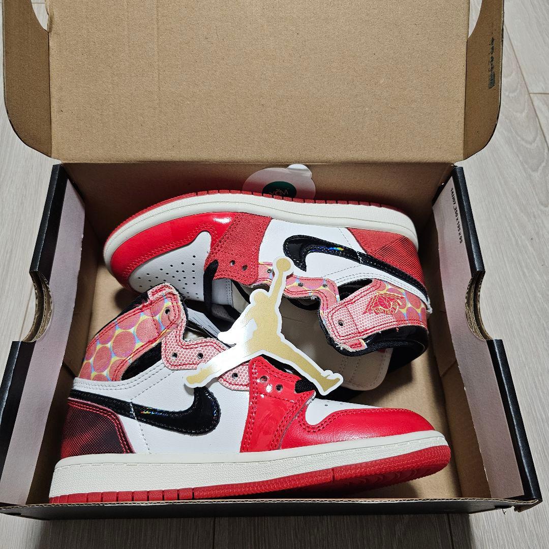 スパイダーマンコラボ JORDAN1 RETORO HIGH OG SP（PS） Spider-Man × Nike Air Jordan 1 Retro High OG SP 