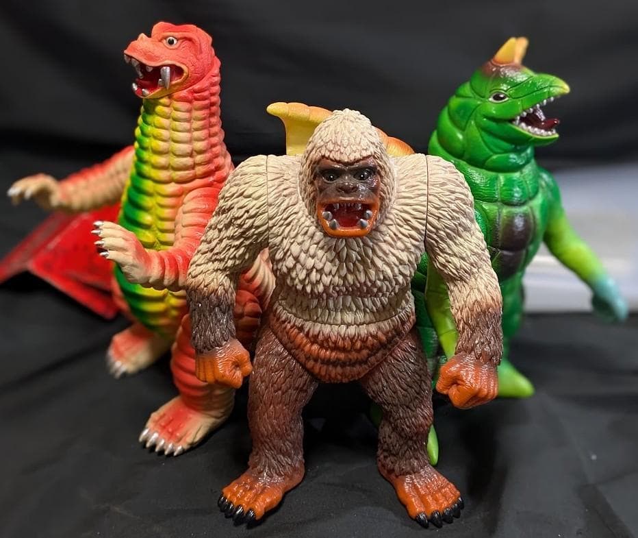 楳図かずお版 ギガス＆ドラコ＆レッドキング（アート・ストーム）3体