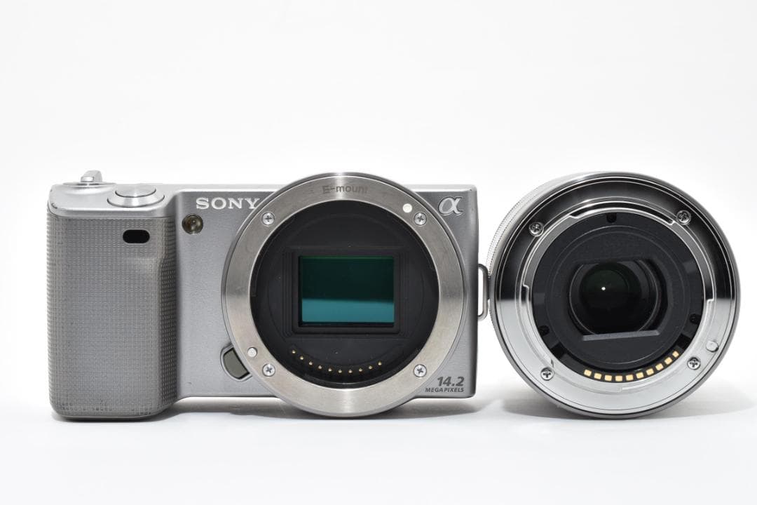 ソニー　SONY NEX-5 + 標準レンズキット 《元箱・フラッシュ付属》