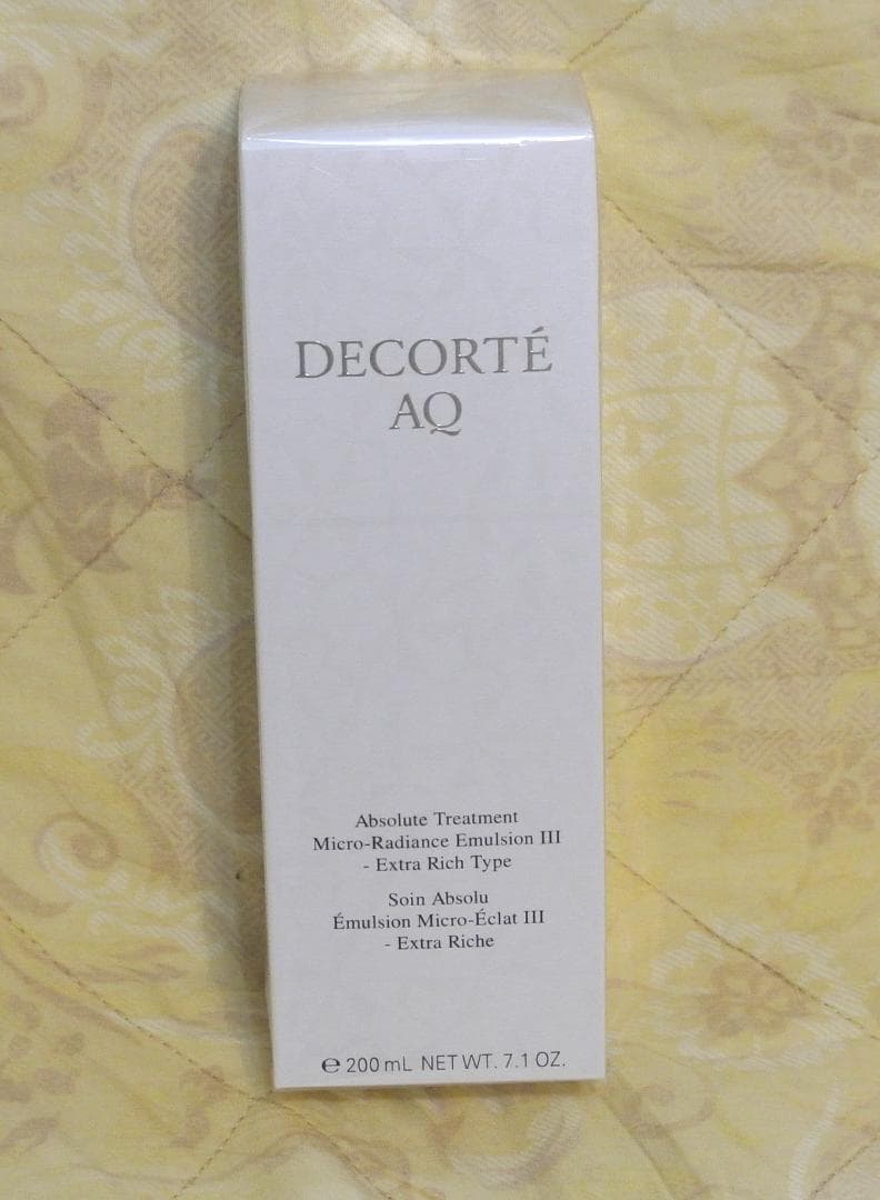 コスメデコルテ AQ アブソリュートエマルジョン マイクロラディアンスⅢ　本体 コスメデコルテ AQ アブソリュート エマルジョン マイクロ