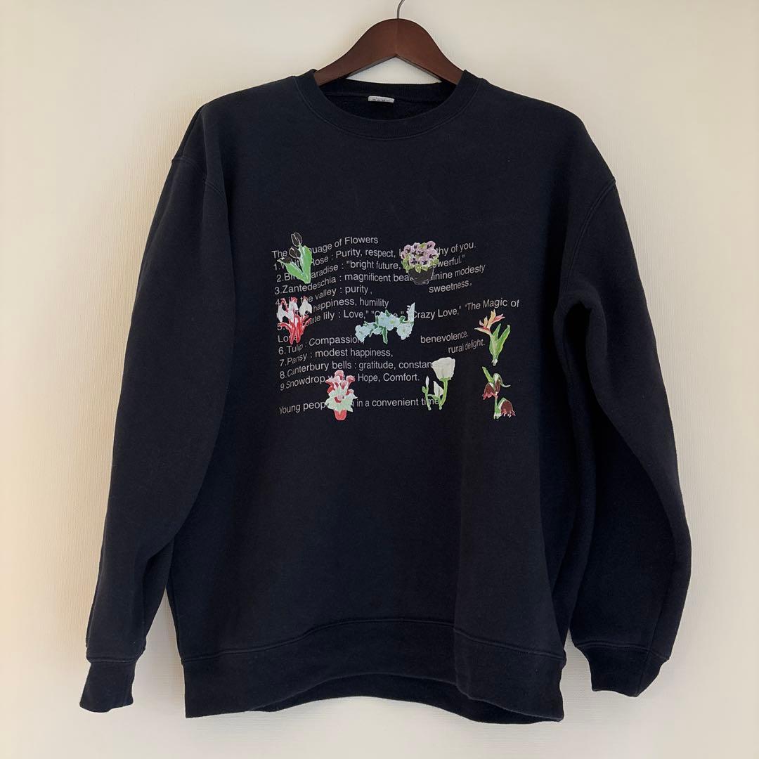 CONVENIENCE YOUNG flower sweatshirtスウェット - メルカリ